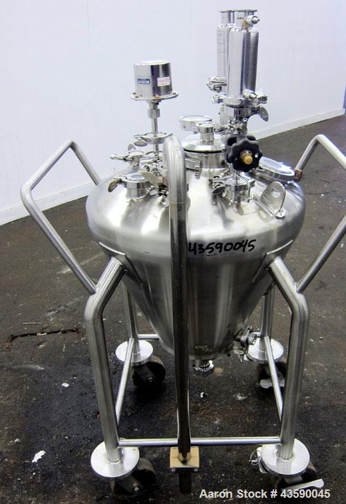 Used- 65 Liter Stainless Steel Allegheny Bradford Coned Pressure Tank