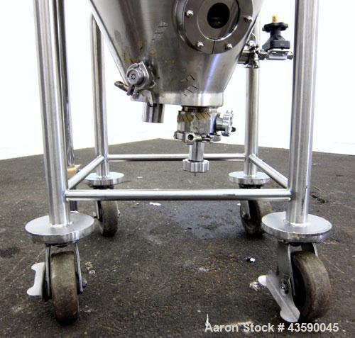 Used 65 Liter Stainless Steel Allegheny Bradford Coned Pressure Tank