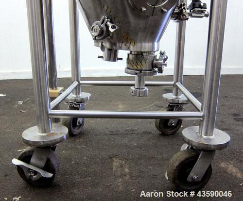 Used 65 Liter Stainless Steel Allegheny Bradford Coned Pressure Tank