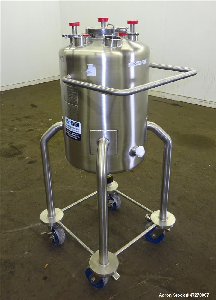 Used Allegheny Bradford Pressure Tank, Approximate 21 Gallons (80 Liters), 316
