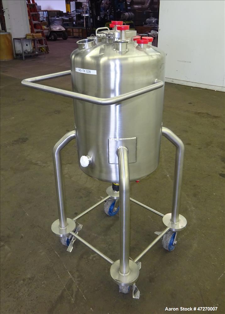 Used Allegheny Bradford Pressure Tank, Approximate 21 Gallons (80 Liters), 316