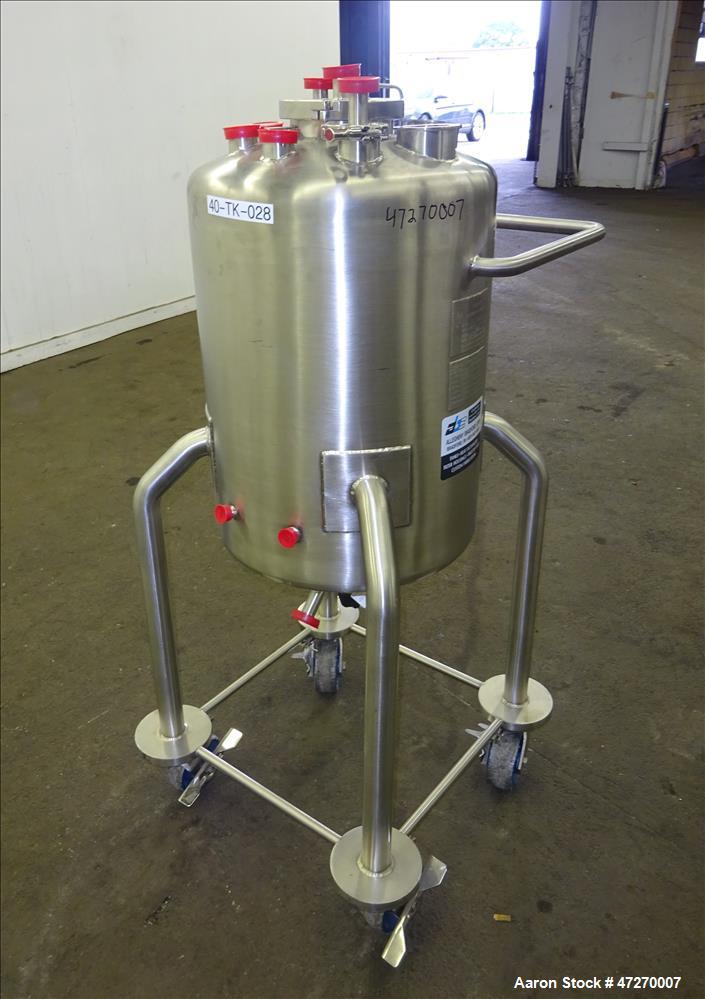 Used Allegheny Bradford Pressure Tank, Approximate 21 Gallons (80 Liters), 316