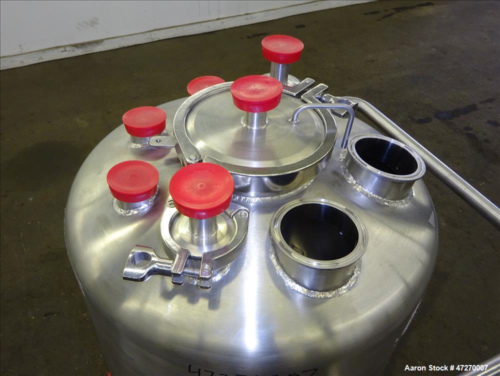 Used Allegheny Bradford Pressure Tank, Approximate 21 Gallons (80 Liters), 316