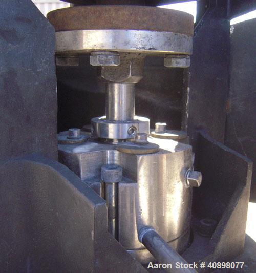 Used Alloy Fab Pressure Tank, 100 gallon, 304L stainless steel, vertical. 36" diameter x 18" straight side, dish top and bottom. Internal rated FV/50 psi at 180 deg F, and -20 deg F at 50 psi. Off ce...