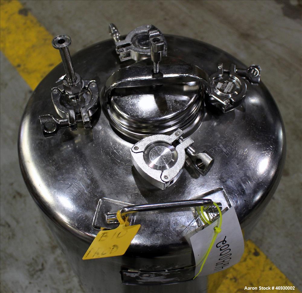 Used Alloy Products Pressure Tank, 125 Liter (33 Gallon), 316L Stainless Steel,