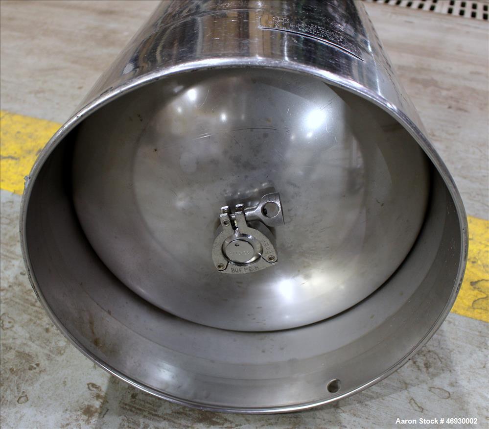 Used Alloy Products Pressure Tank, 125 Liter (33 Gallon), 316L Stainless Steel,
