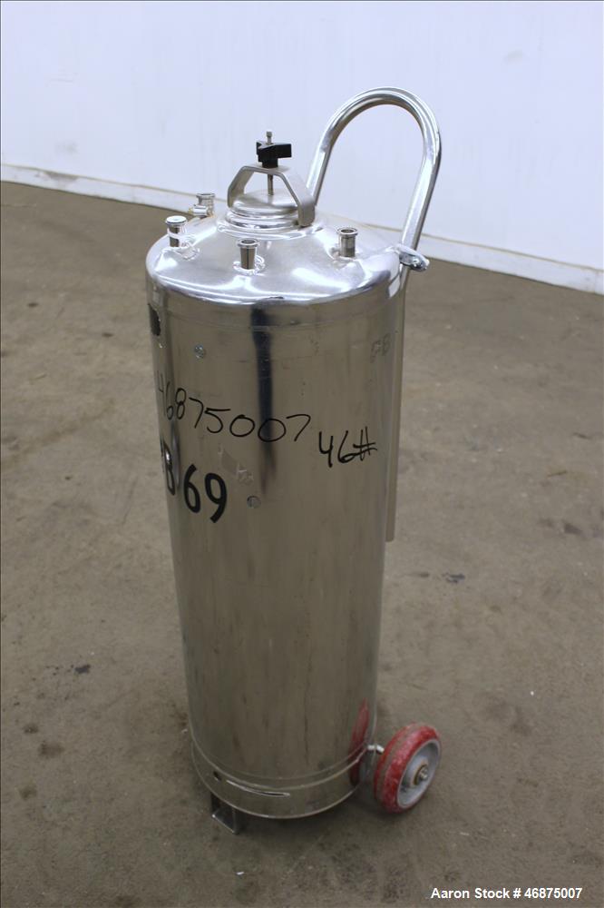 Used- Alloy Products Tank, 60 Liter (15.8 Gallons)