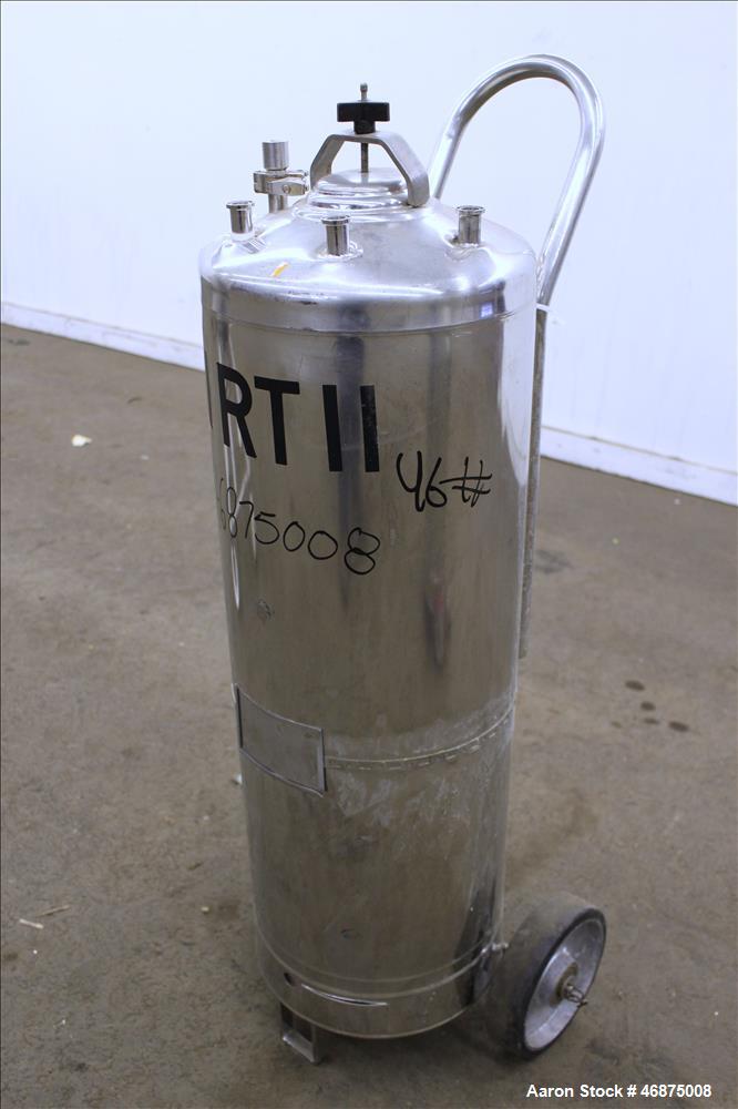 Used- Alloy Products Tank, 60 Liter (15.8 Gallons)