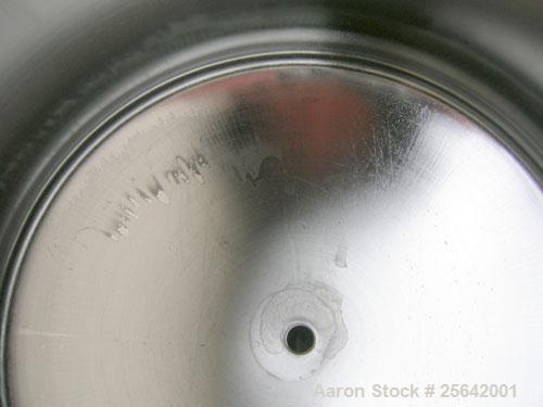 USED: Alloy Products Pressure Tank, 13 gallon, 316 stainless steel, vertical.  18" diameter x 10" straight side.  Dished top...