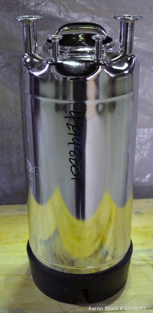 Used Alloy Products 5-Gallon 316L Stainless Steel Pressure Tank – 135 PSI, Vertical