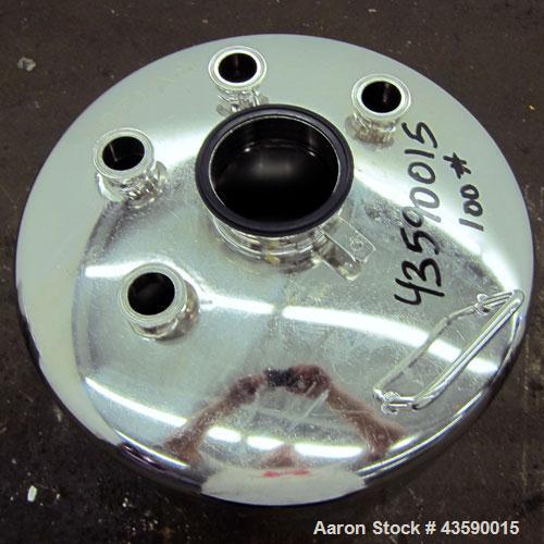Used Alloy Products Pressure Tank, 33 Gallon, 316L Stainless Steel, Vertical. 17.71” Diameter x 29” straight side. Dished top and bottom. Internal rated Full Vacuum to 85 psi at -20 to 350 degrees F....