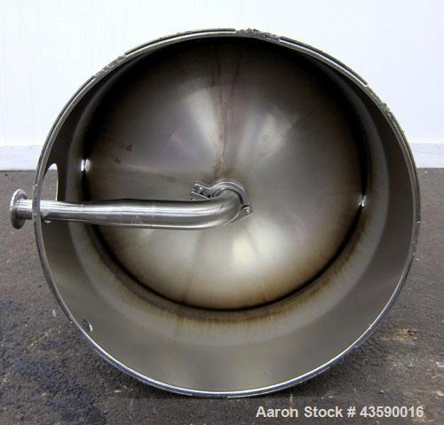 Used Alloy Products Pressure Tank, 33 Gallon, 316L Stainless Steel, Vertical. 17.71” Diameter x 29” straight side. Dished top and bottom. Internal rated Full Vacuum to 85 psi at -20 to 350 degrees F....