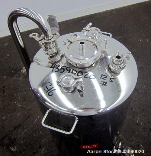 Used 33 Gallon Stainless Steel Alloy Products Pressure Tank