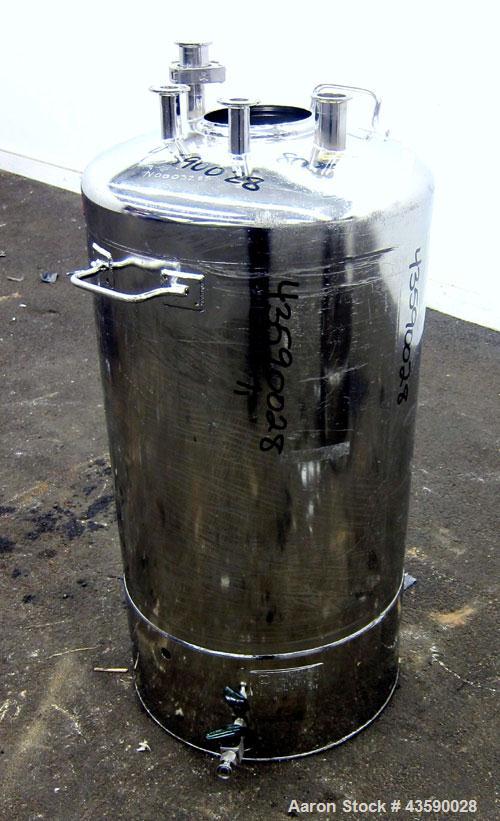 Used 25 Gallon Stainless Steel Alloy Products Pressure Tank