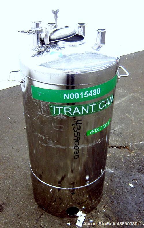 Used 25 Gallon Stainless Steel Alloy Products Pressure Tank