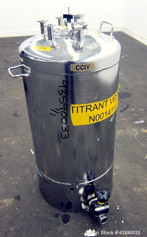 Used 25 Gallon Stainless Steel Alloy Products Pressure Tank