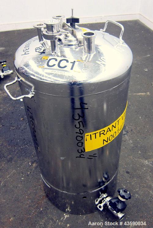 Used 25 Gallon Stainless Steel Alloy Products Pressure Tank