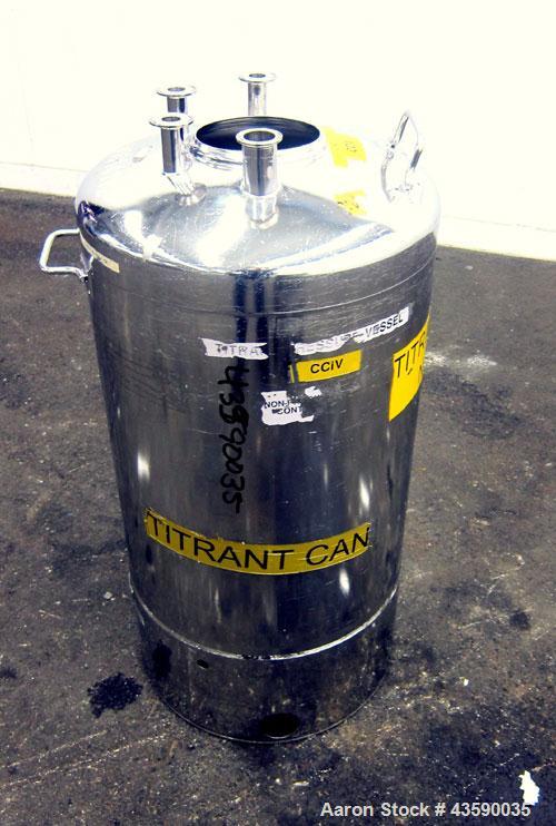 Used 25 Gallon Stainless Steel Alloy Products Pressure Tank