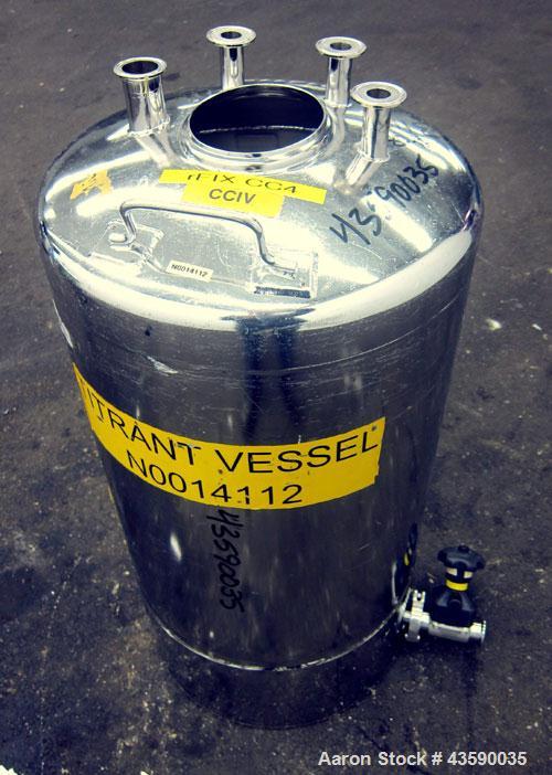 Used 25 Gallon Stainless Steel Alloy Products Pressure Tank