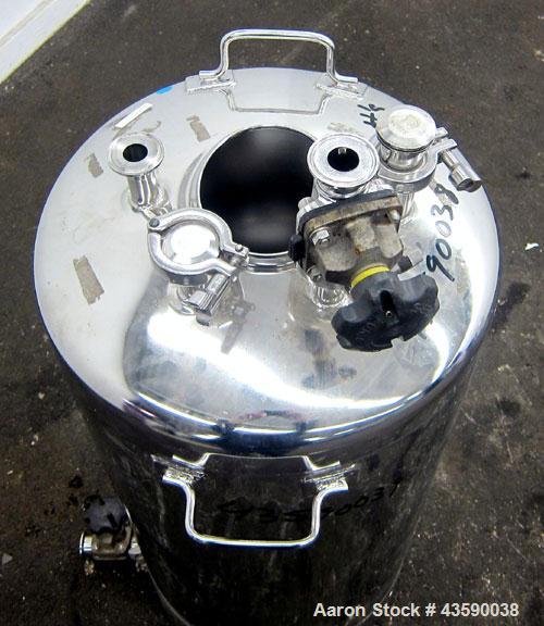 Used 33 Gallon Stainless Steel Alloy Products Pressure Tank