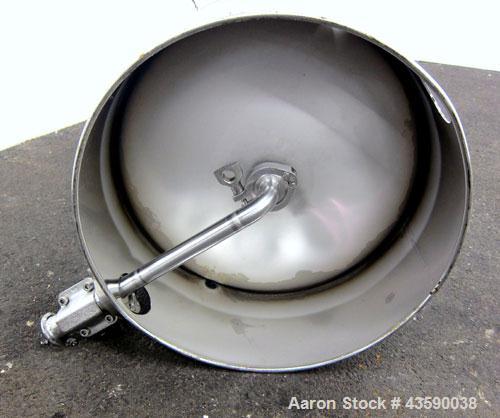 Used 33 Gallon Stainless Steel Alloy Products Pressure Tank