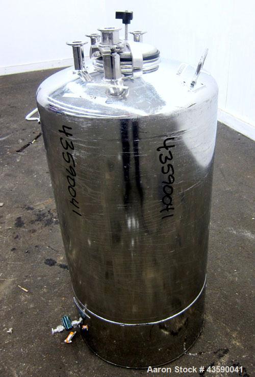 Used 25 Gallon Stainless Steel Alloy Products Pressure Tank