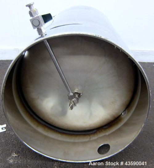 Used- 25 Gallon Stainless Steel Alloy Products Pressure Tank