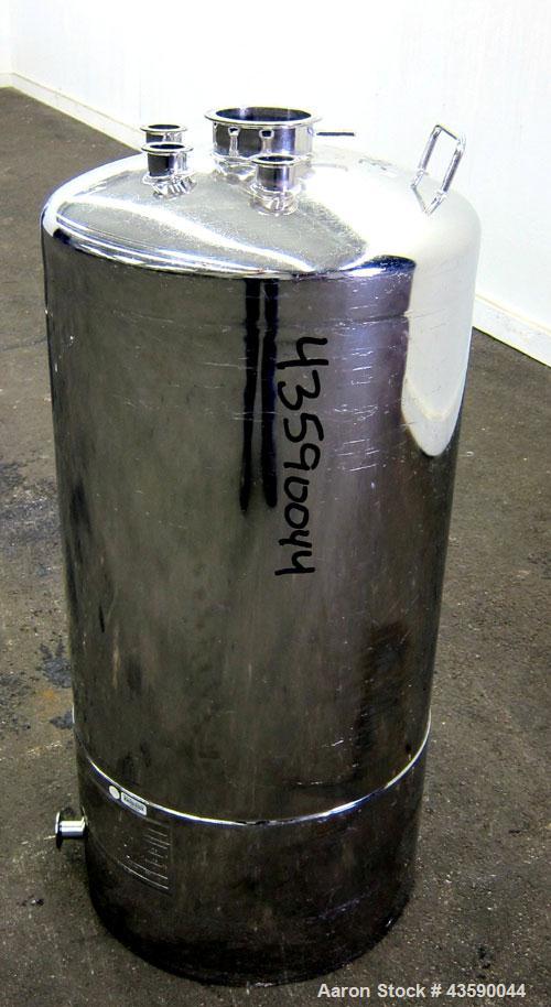 Used 25 Gallon Stainless Steel Alloy Products Pressure Tank