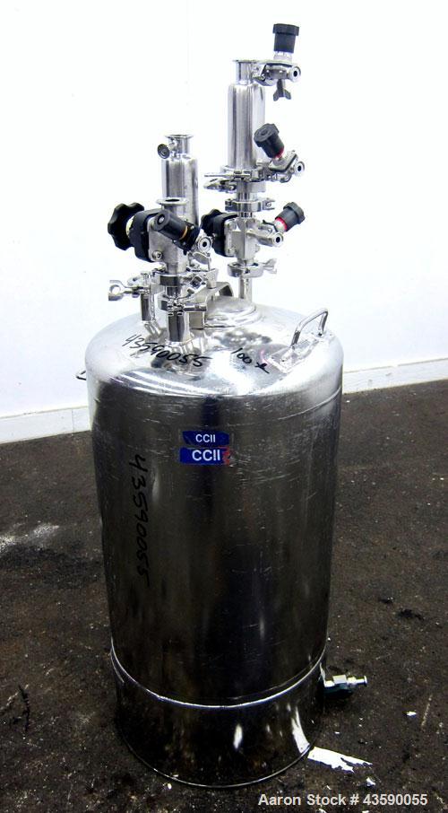 Used 25 Gallon Stainless Steel Alloy Products Pressure Tank