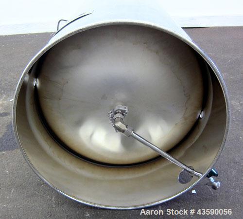 Used- 25 Gallon Stainless Steel Alloy Products Pressure Tank