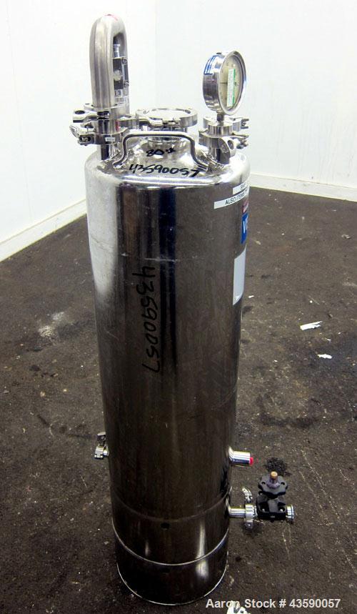 Used 15 Gallon Stainless Steel Alloy Products Pressure Tank