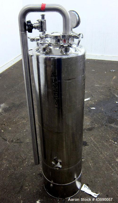 Used 15 Gallon Stainless Steel Alloy Products Pressure Tank