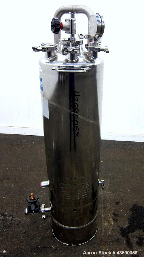 Used 15 Gallon Stainless Steel Alloy Products Pressure Tank