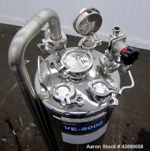 Used 15 Gallon Stainless Steel Alloy Products Pressure Tank