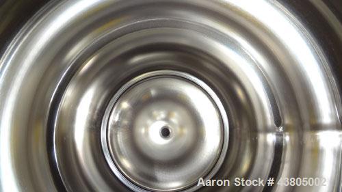 Used Alloy Products Pressure Tank, 36.99 Gallon (140 Liter), 316L Stainless Steel, Vertical. 17.74” Diameter x 29” straight side. Dished top and bottom. Internal rated 85 psi at -20 to 100 degrees F....
