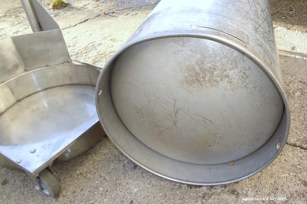 Used- 33 Gallon Stainless Steel Alloy Products Pressure Tank