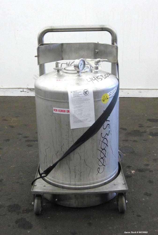 Used- 22 Gallon Stainless Steel Alloy Products Pressure Tank