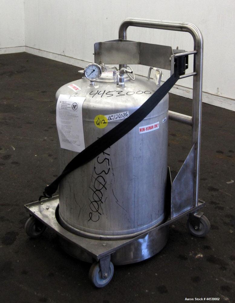 Used- 22 Gallon Stainless Steel Alloy Products Pressure Tank