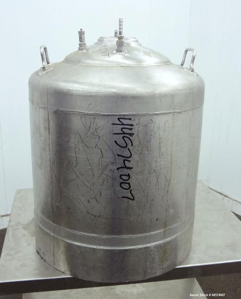 Used- 22 Gallon Stainless Steel Alloy Products Pressure Tank