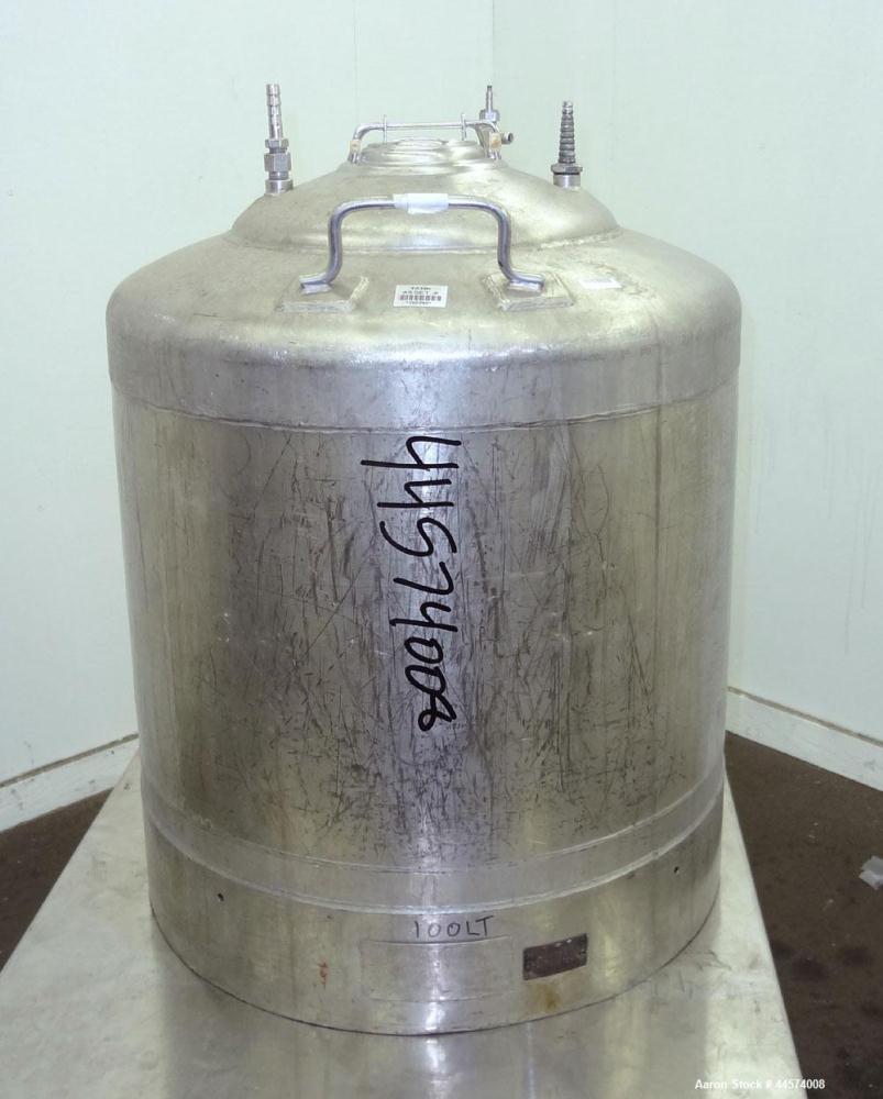 Used- 22 Gallon Stainless Steel Alloy Products Pressure Tank