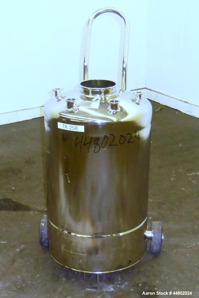 Used 22 Gallon Stainless Steel Alloy Products Pressure Tank