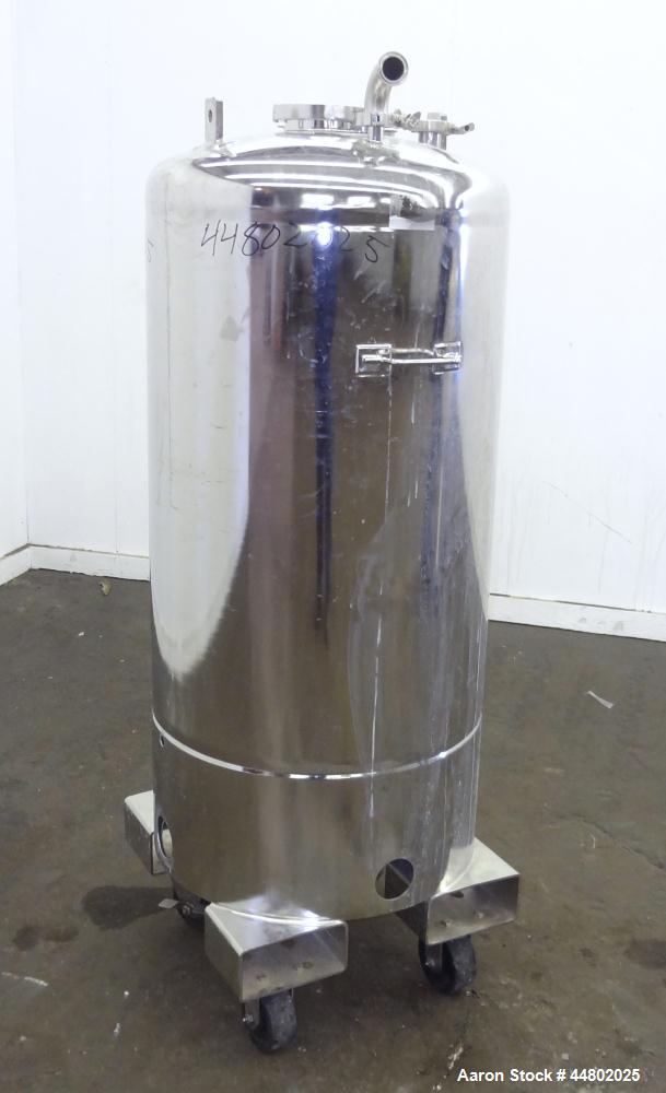 Used 70 Gallon Stainless Steel Alloy Products Pressure Tank