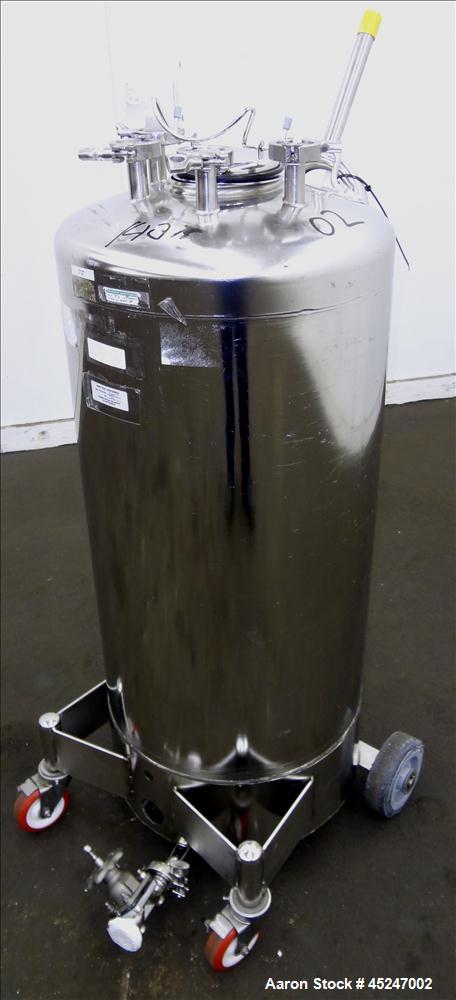 Used 36 Gallon Stainless Steel Alloy Products Pressure Tank