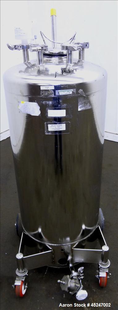 Used 36 Gallon Stainless Steel Alloy Products Pressure Tank