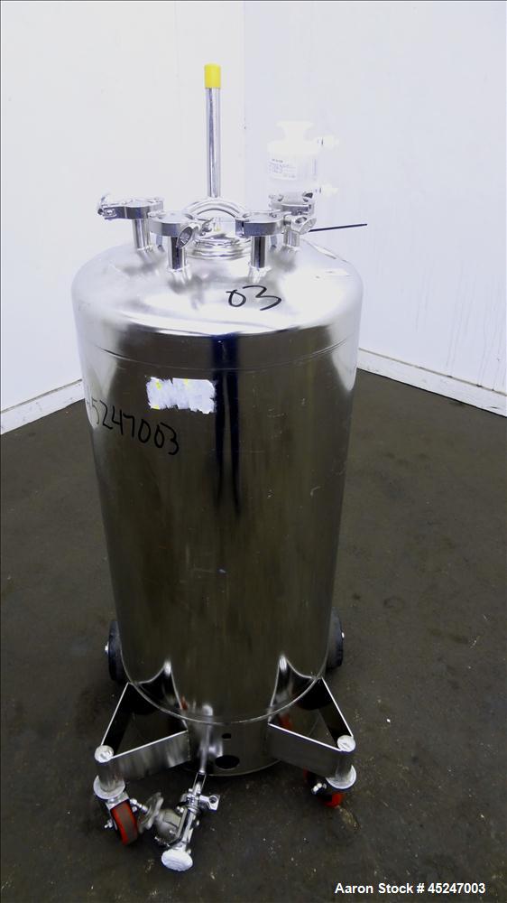Used 36 Gallon Stainless Steel Alloy Products Pressure Tank