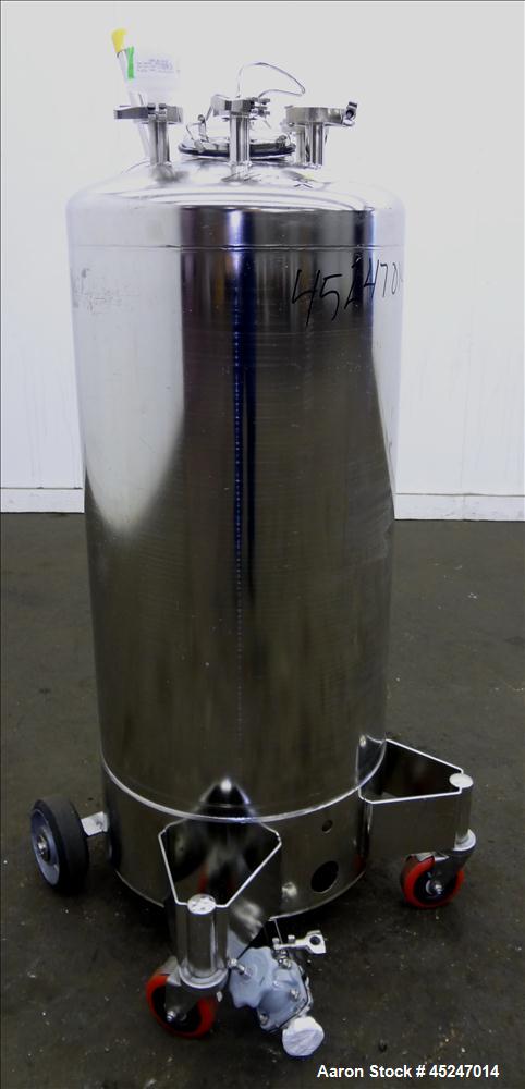 Used 36 Gallon Stainless Steel Alloy Products Pressure Tank