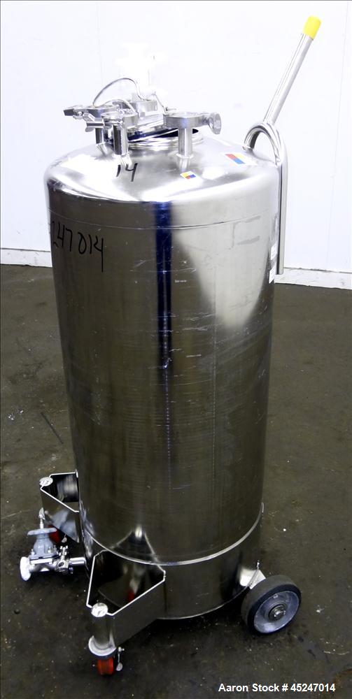 Used 36 Gallon Stainless Steel Alloy Products Pressure Tank