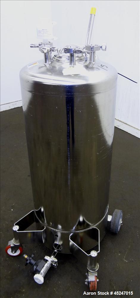 Used 36 Gallon Stainless Steel Alloy Products Pressure Tank
