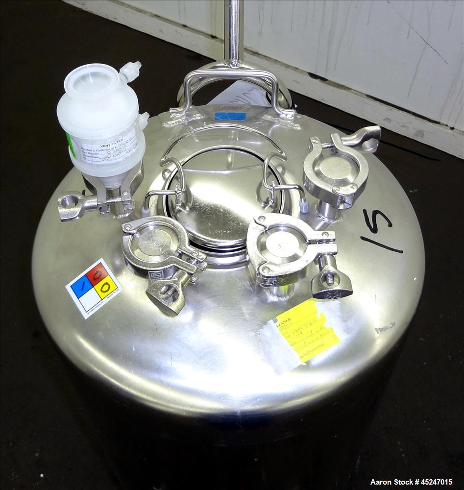 Used 36 Gallon Stainless Steel Alloy Products Pressure Tank