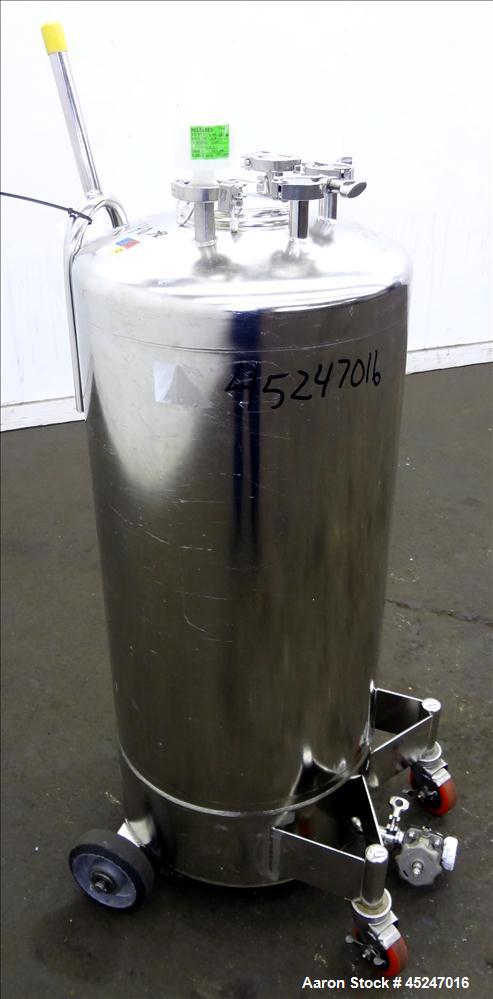 Used 36 Gallon Stainless Steel Alloy Products Pressure Tank
